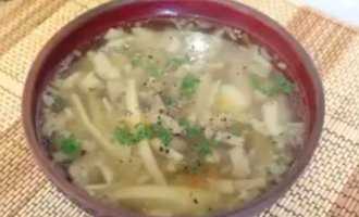 Суп с вешенками - 10 рецептов с вермишелью, плавленным сыром, картофелем или сливками