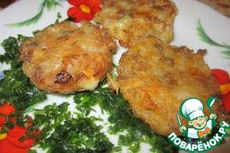 Картофельные котлеты с грибами - пошаговый рецепт с фото на Повар.ру