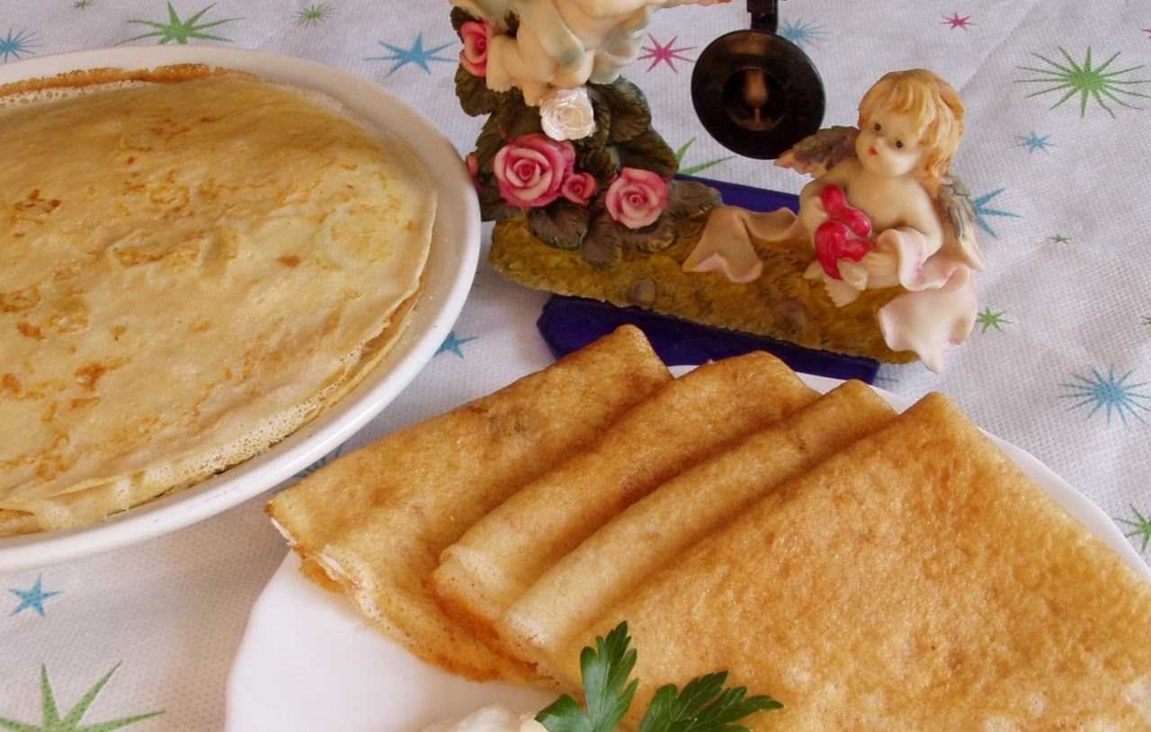 Блины На Простокваше Фото