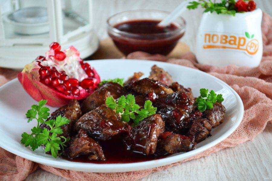 Шашлык в гранатовом соусе: рецепт и фото