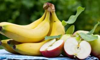 яблоки и бананы