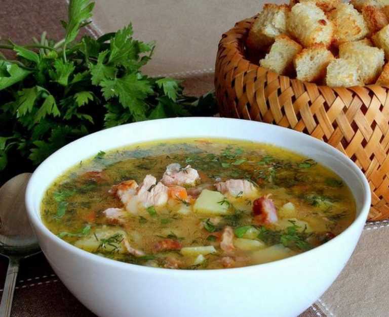 Гороховый суп с копченой курицей - пошаговый рецепт с фото, как варить ...
