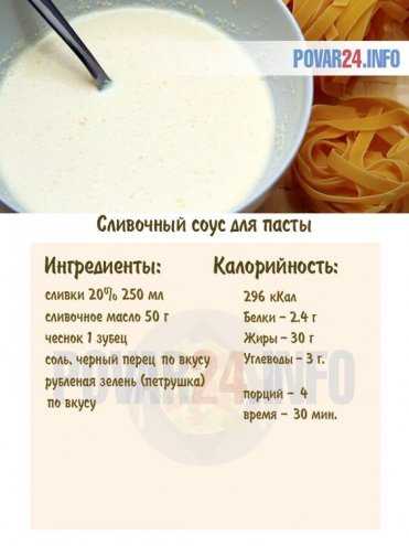 О рецепте сливочного соуса для пасты: как правильно приготовить ...