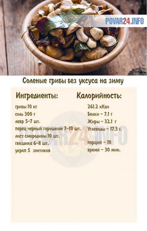 Как приготовить соленые грибы без уксуса на зиму - простой рецепт ассорти в банках