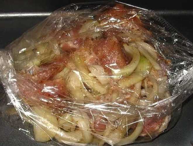 Шашлык в рукаве для запекания