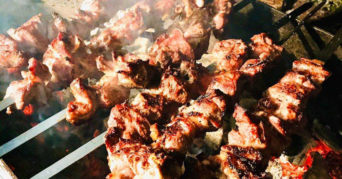 Шашлык на сковороде