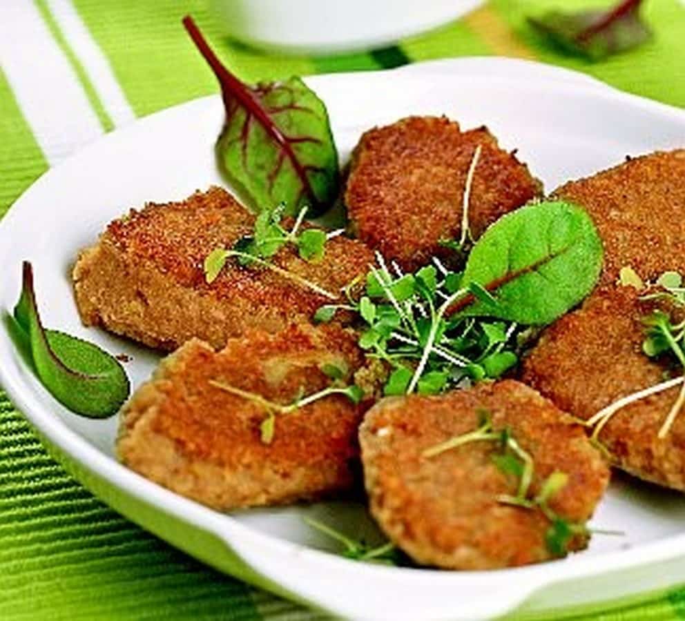 Постные котлеты из чечевицы