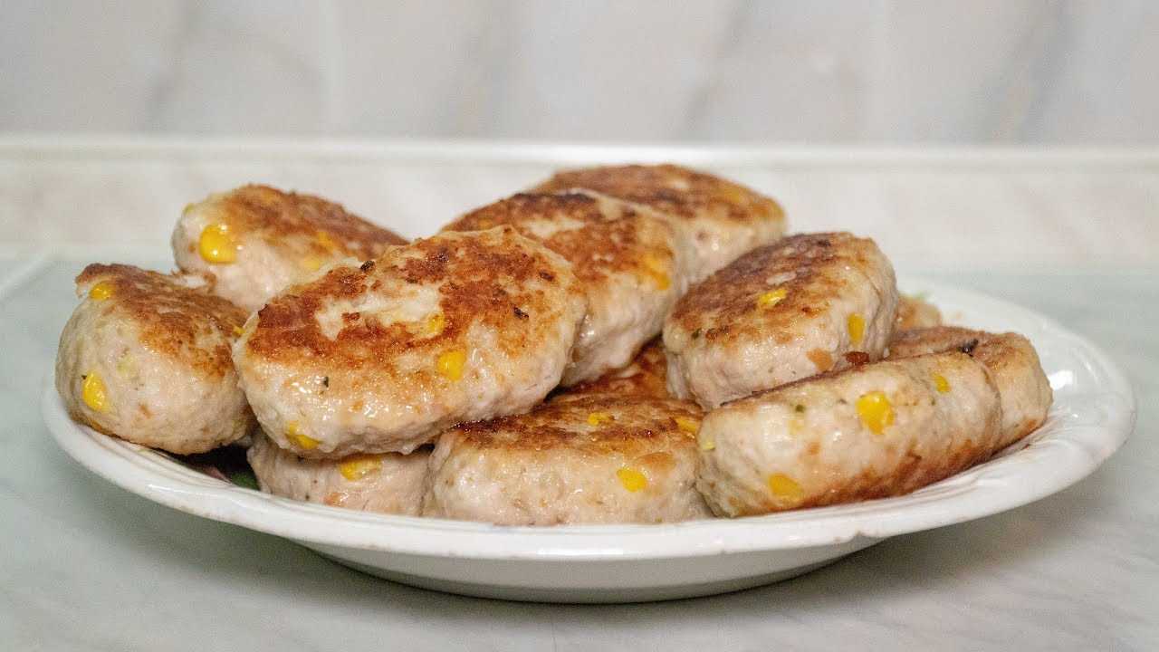 Как приготовить котлеты из курицы с кукурузой