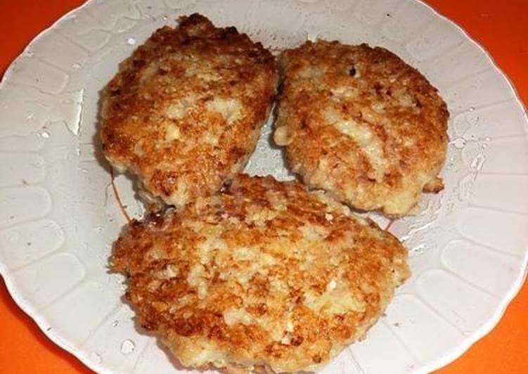 Картофельные котлеты с геркулесом пошаговый рецепт с фото