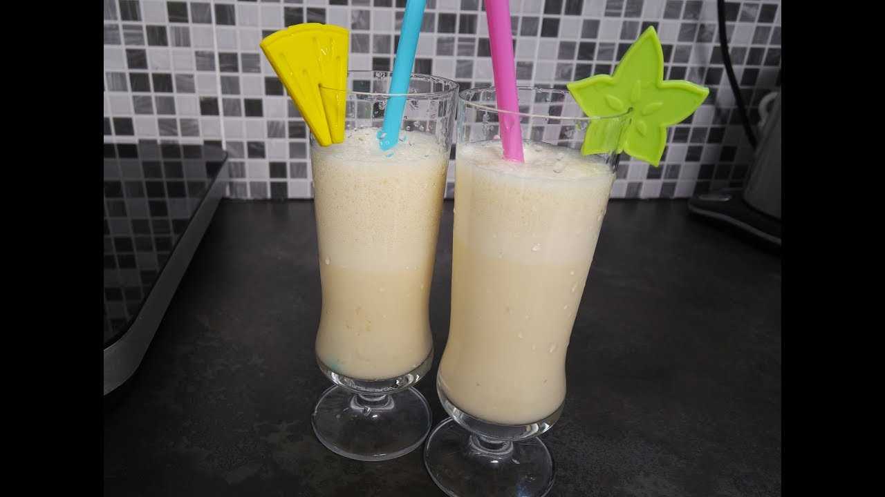 Молочный коктейль с бананом рецепты для блендера