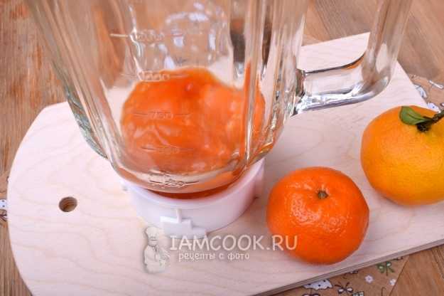 Смузи с хурмой и мандарином