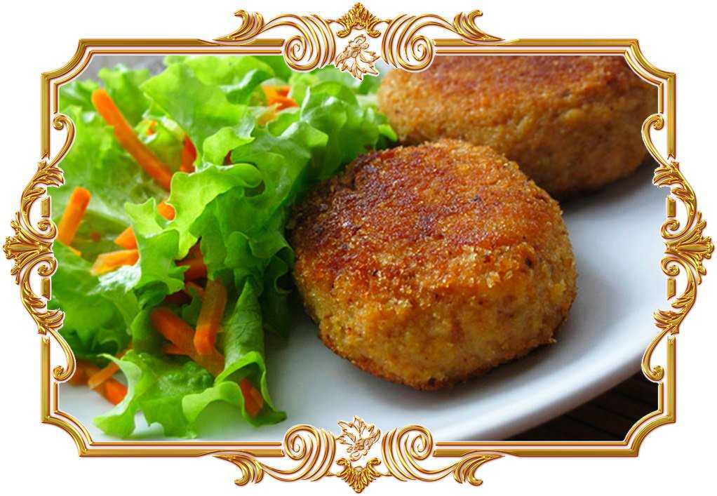 Постные котлеты с пшеном и зеленью