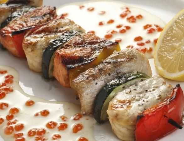 Шашлык из рыбы