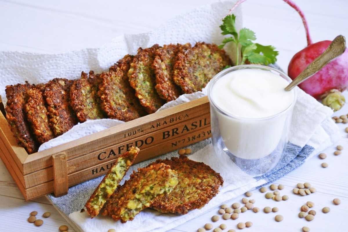 Чечевично-рисовые котлеты