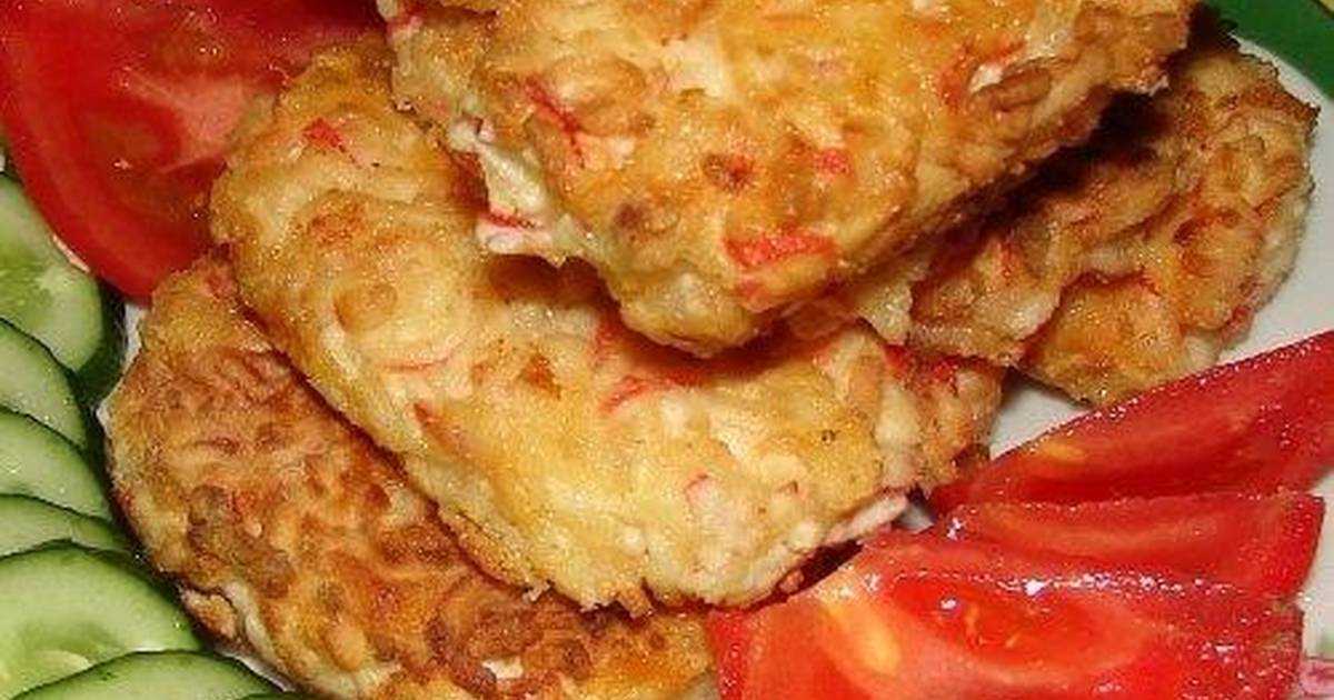 Котлетки из крабового мяса