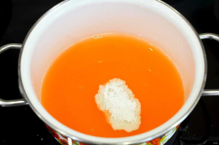 Морковный кисель простой домашний рецепт пошагово с фото