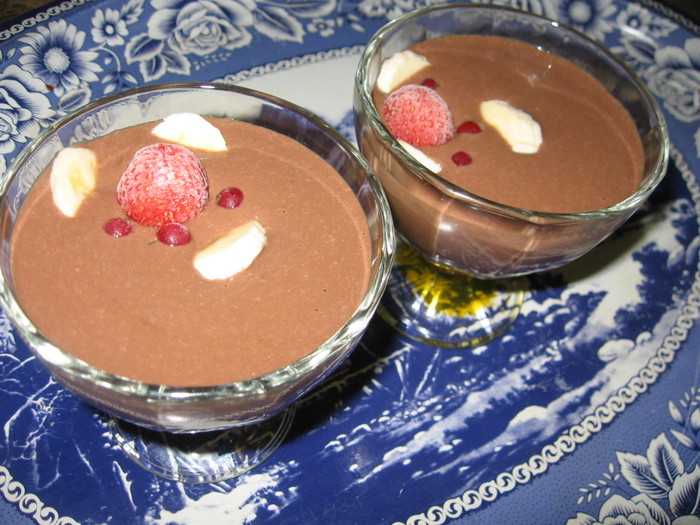 Шоколадный кисель в съедобных чашечках - рецепт с фотографиями - patee. рецепты