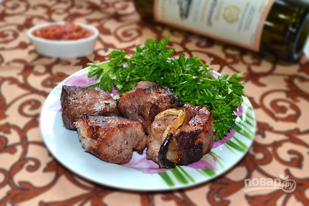 Шашлык из свинины в вине