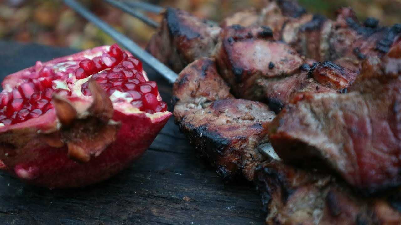 Рецепт шашлыка в гранатовом соусе