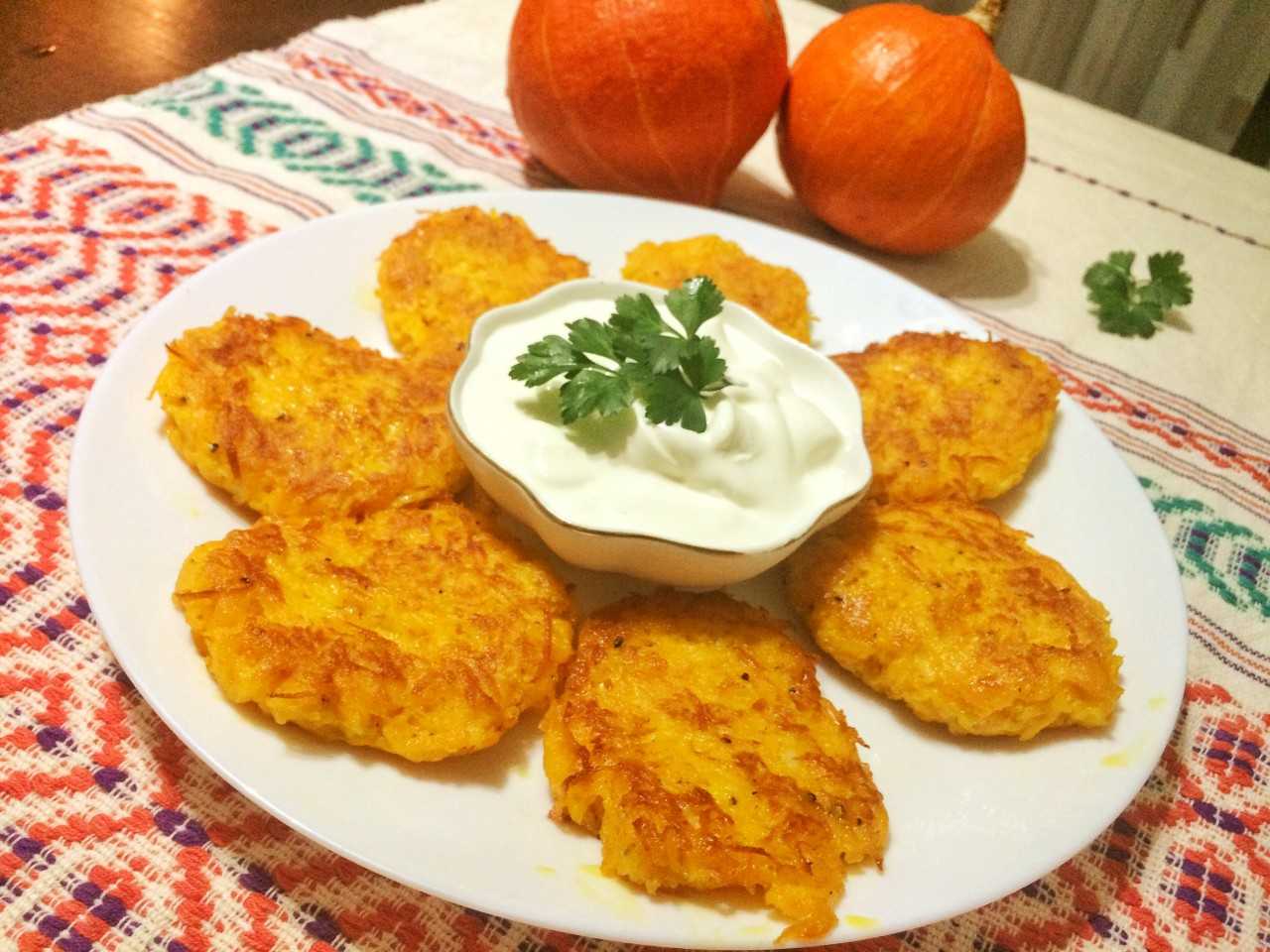 Котлеты из тыквы с картофелем